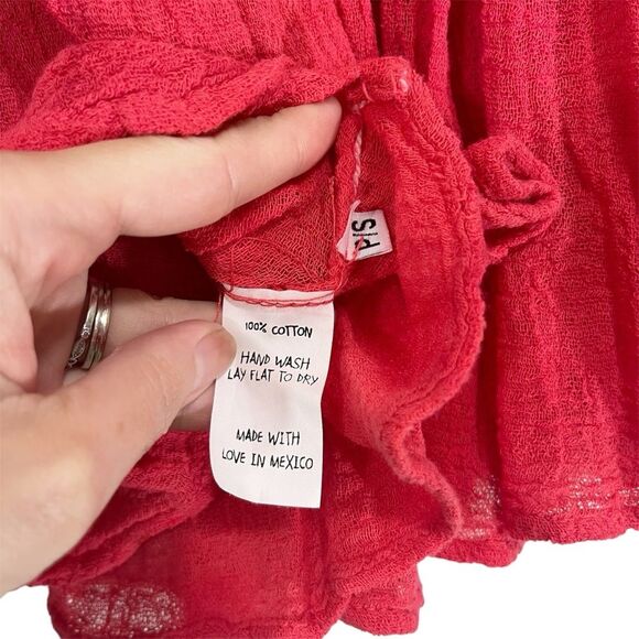 Jen’s Pirate Booty Boho Off the Shoulder Flowy Top S - Picture 6 of 8